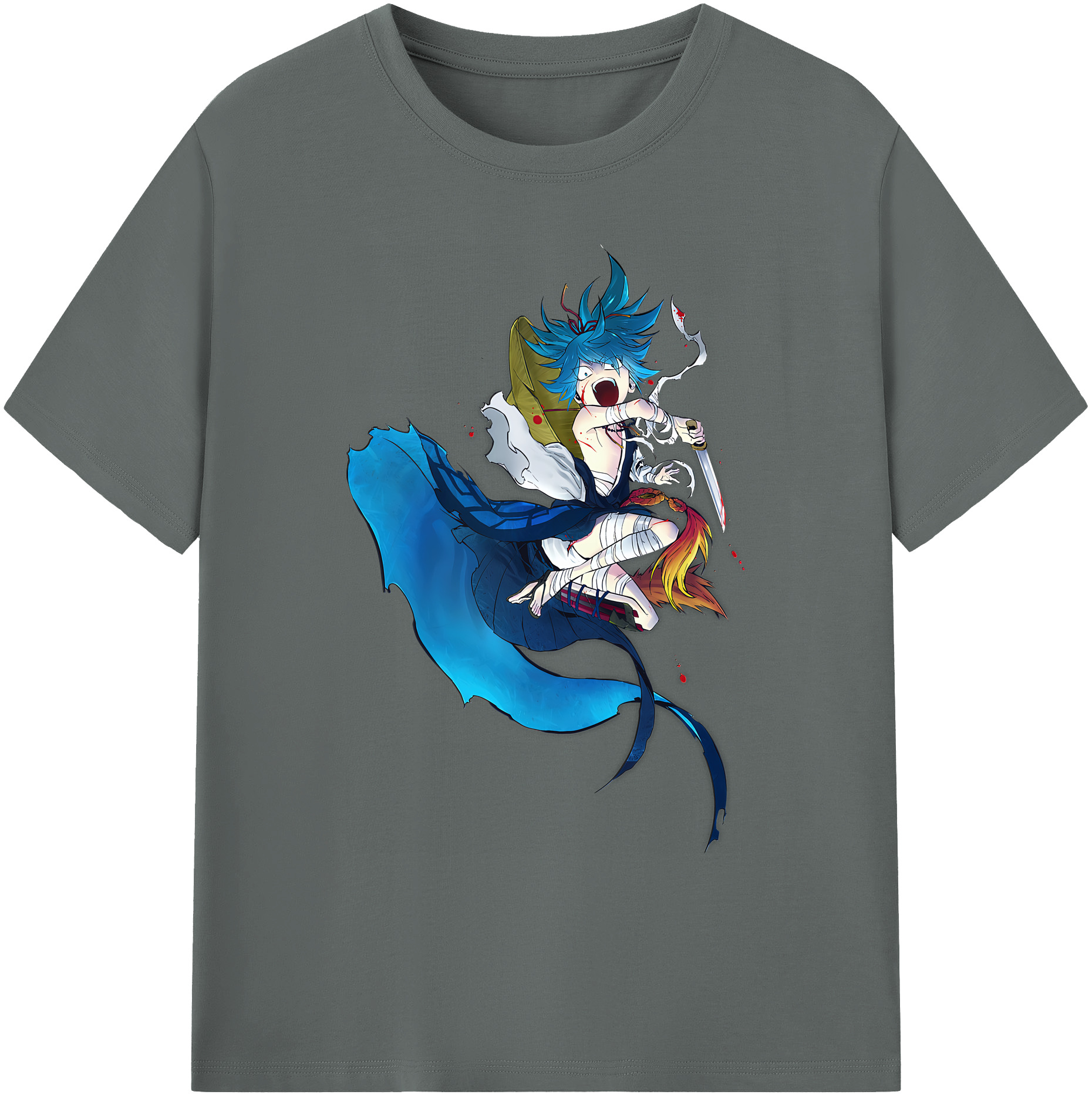 （画像用） 刀剣乱舞 Touken Ranbu 綿100％ メンズ半袖Tシャツ｜肌触りやわらか＆通気性